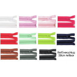 Reißverschluss 5mm - 50cm teilbar